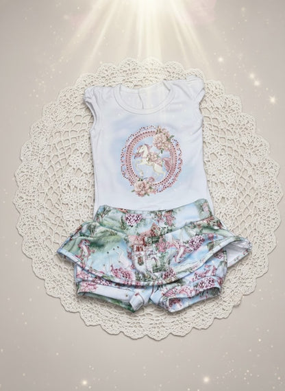 Conjunto Cavalinho Strass