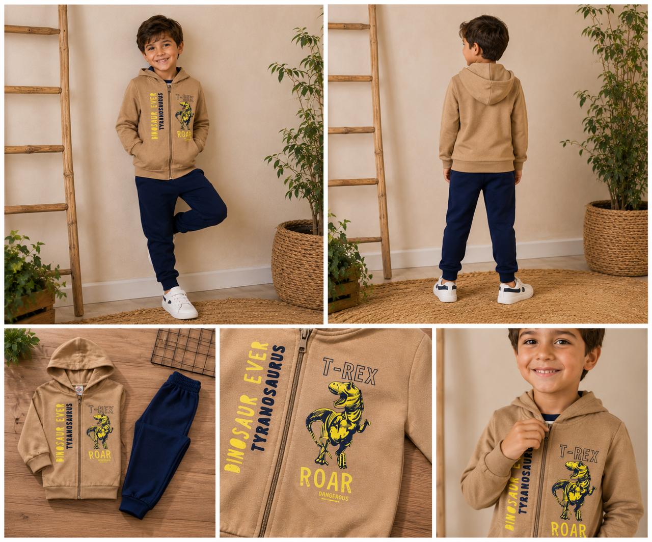 Conjunto inverno masculino T- Rex