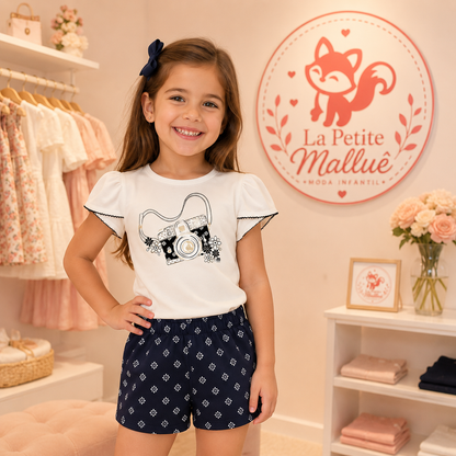 Conjunto feminino camera Milon&nbsp;