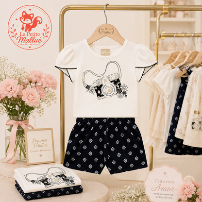 Conjunto feminino camera Milon