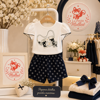 Conjunto feminino camera Milon