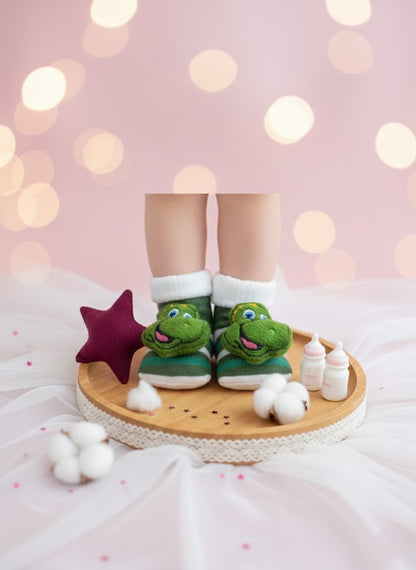 Pantufas para Bebê Dino