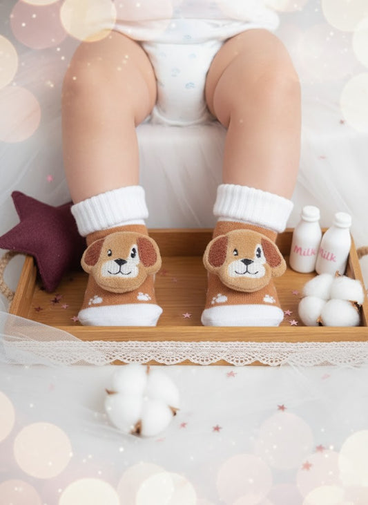 Pantufas para Bebê Cachorrinho