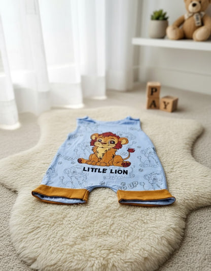 Body para Bebê Leão Cavado Branco