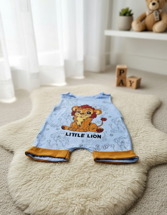 Body para Bebê Leão Cavado Branco