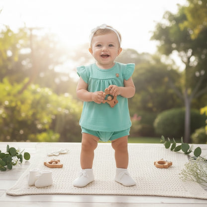 Conjunto Poá Air Flow Verde