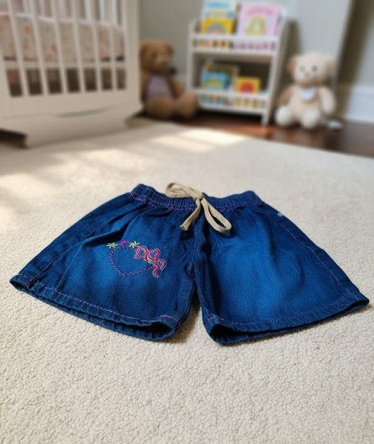 Short Jeans Infantil Feminino Charme