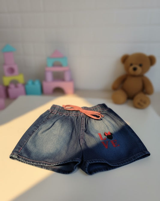 Short Jeans Infantil Feminino Aventura
