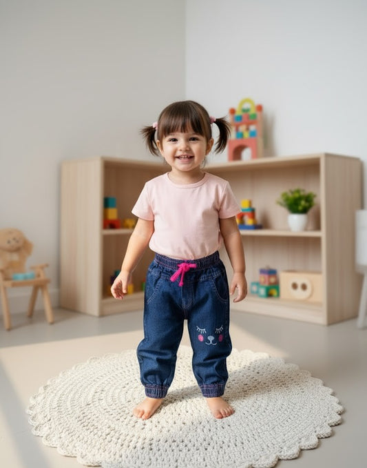 Calça Jeans Infantil Feminina Conforto