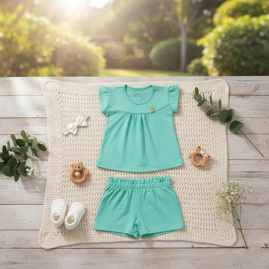 Conjunto Poá Air Flow Verde